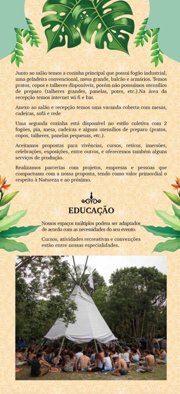 Namaste Pousada E Camping Cananéia Eksteriør bilde